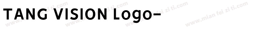 TANG VISION Logo字体转换
